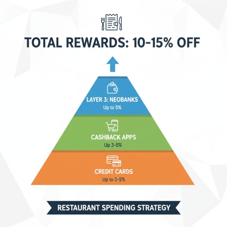 Unlock Effortless Restaurant Rewards: Stack Cards, Apps & Neobanks for Automatic Dining Cashback That Pays You to Eat Out!