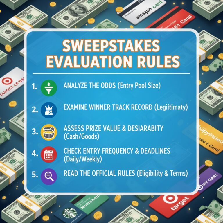 Tired of Sweepstakes Black Holes? Master These 5 Rules to Uncover Daily Winners That Actually Pay Off in Cash & Cards
