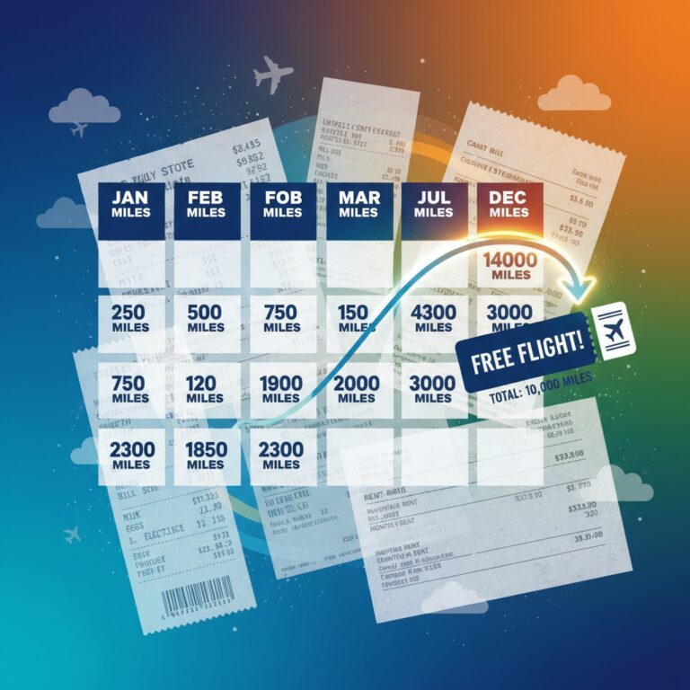 Unlock a Free Flight in Just 12 Months: Turn Your Groceries, Rent, and Daily Bills into Jet-Set Miles Before They’re Gone!