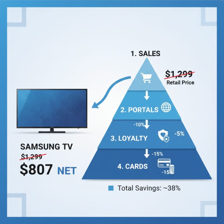 Unlock 20%+ Savings on Dream Gadgets: Stack Cards, Apps & Deals Like a Pro for Epic Electronics Wins!